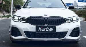 ลิ้นหน้า Carbon Fiber BMW 3 Series G20 ทรง Karbel ปี 2019-2022