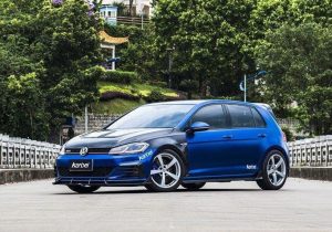 ลิ้นหน้า Carbon Fiber Volkswagen Golf GTI MK7.5 ทรง Karbel