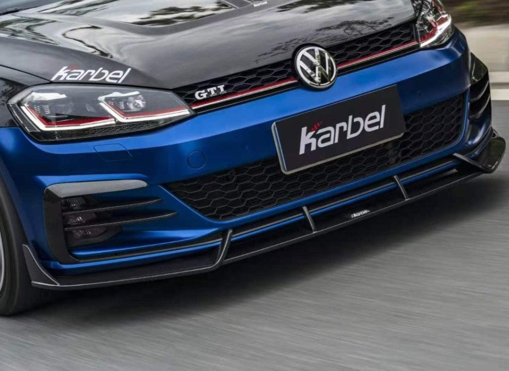 ลิ้นหน้า Carbon Fiber Volkswagen Golf GTI MK7.5 ทรง Karbel