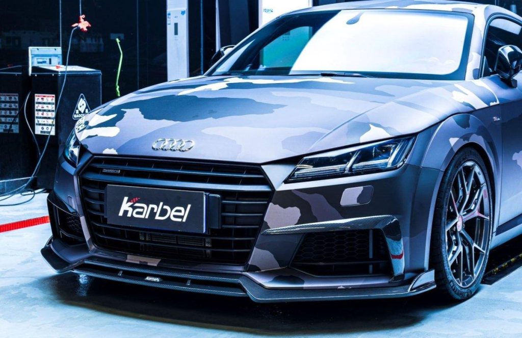 Front Lip Carbon Fiber Audi TTS TT S-Line style Karbel S-Line