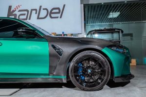 ลิ้นหน้า Carbon Fiber BMW M3 G80 G81 M4 G82 G83 ทรง Karbel