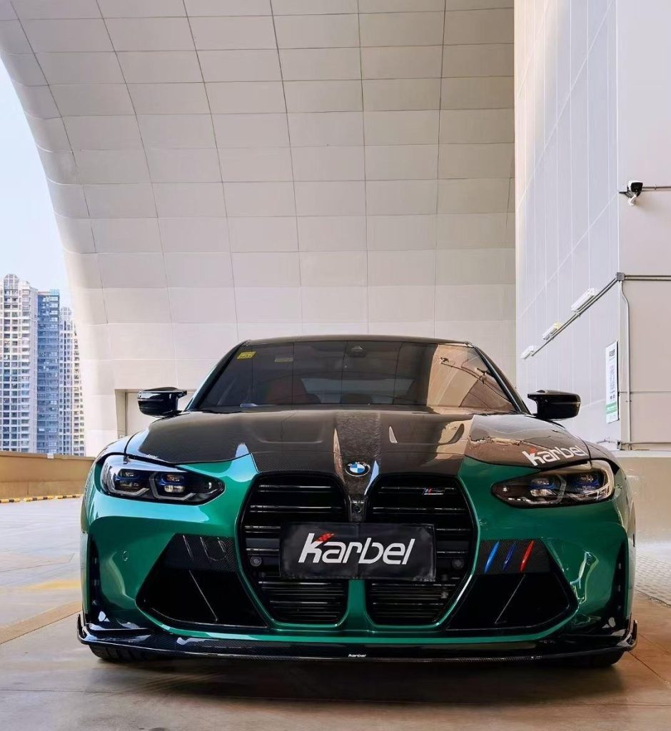 ลิ้นหน้า Carbon Fiber BMW M3 G80 G81 M4 G82 G83 ทรง Karbel