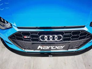 ลิ้นหน้า Carbon Fiber Audi S4 A4 S - Line B9.5 ทรง Karbel V1