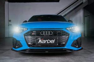ลิ้นหน้า Carbon Fiber Audi S4 A4 S - Line B9.5 ทรง Karbel V1