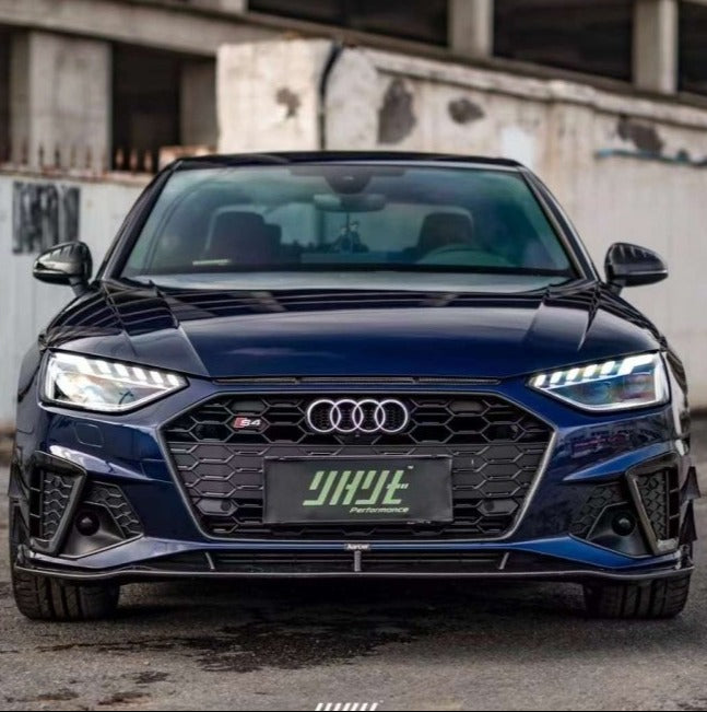 ลิ้นหน้า Carbon Fiber Audi S4 A4 S-line B9.5 ทรง Karbel V2 S-Line ปี 2020-ON