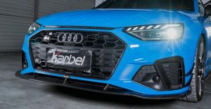 ลิ้นหน้า Carbon Fiber Audi S4 A4 S-line B9.5 ทรง Karbel V2 S-Line ปี 2020-ON