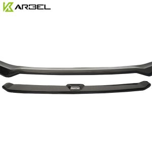 ลิ้นหน้า Carbon Fiber Audi S5 A5 S-bumpe B9 ทรง Karbel Ver.2 ปี 2017-2019