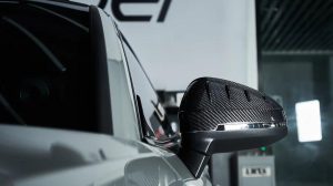 ครอบกระจกมองข้าง Carbon Fiber Audi RS5 S5 A5 RS4 S4 A4 B9 / B9.5 ทรง Karbel ปี 2017-ON