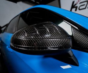 ครอบกระจกมองข้าง Carbon Fiber Audi RS5 S5 A5 RS4 S4 A4 B9 / B9.5 ทรง Karbel ปี 2017-ON