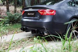 ดิฟฟิวเซอร์ Carbon Fiber Audi A5 B8.5 ทรง Karbel Dry Carbon