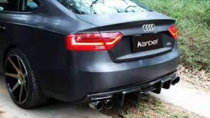ดิฟฟิวเซอร์ Carbon Fiber Audi A5 B8.5 ทรง Karbel Dry Carbon