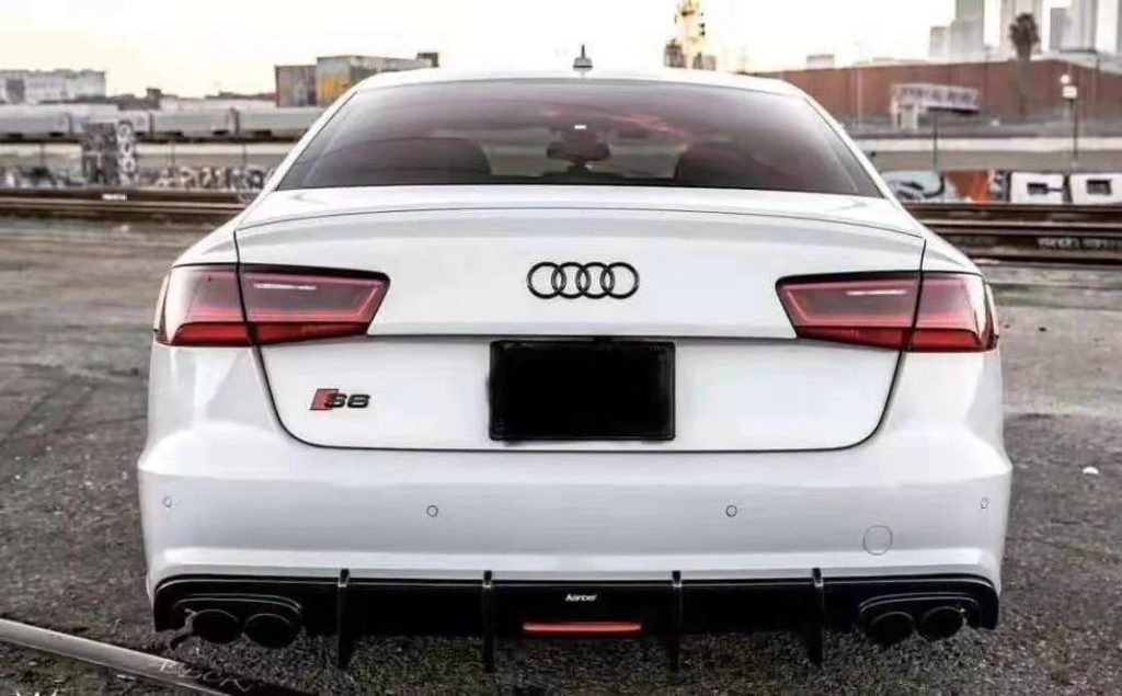 ดิฟฟิวเซอร์ Carbon Fiber Audi A6 Base Model C7.5 ทรง Karbel Dry Carbon ปี 2016-2018