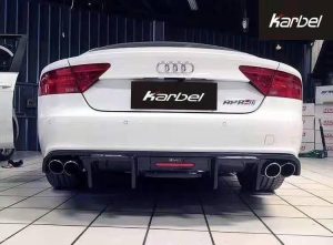ดิฟฟิวเซอร์ Carbon Fiber Audi A7 C7 ทรง Karbel