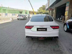ดิฟฟิวเซอร์ Carbon Fiber Audi A7 C7.5 ทรง Karbel ปี 2016-2018