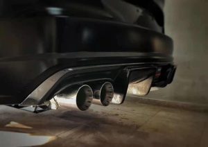 ดิฟฟิวเซอร์ Carbon Fiber Audi A7 C7.5 ทรง Karbel ปี 2016-2018