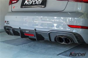 ดิฟฟิวเซอร์ Carbon Fiber Audi RS3 8V.5 ทรง Karbel ปี 2018-2020