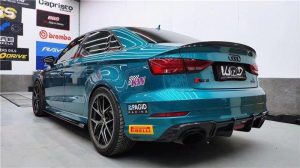 ดิฟฟิวเซอร์ Carbon Fiber Audi RS3 8V.5 ทรง Karbel ปี 2018-2020