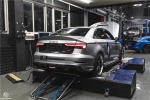 ดิฟฟิวเซอร์ Carbon Fiber Audi RS3 8V.5 ทรง Karbel ปี 2018-2020