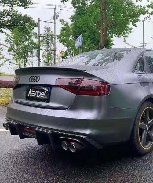 ดิฟฟิวเซอร์ Carbon Fiber Audi S4 A4 S Line B8.5 ทรง Karbel S-Line ปี 2013-2016