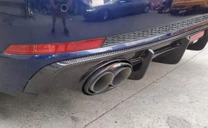 ดิฟฟิวเซอร์ Carbon Fiber Audi S4 A4 S Line B9 ทรง Karbel V3 S-Line ปี 2017-2019