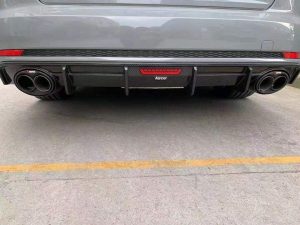 ดิฟฟิวเซอร์ Carbon Fiber Audi S4 A4 S Line B9 ทรง Karbel V3 S-Line ปี 2017-2019