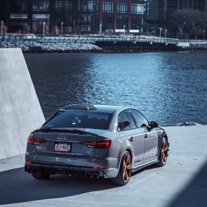 ดิฟฟิวเซอร์ Carbon Fiber Audi S4 A4 S Line B9 ทรง Karbel S-Line ปี 2017-2019