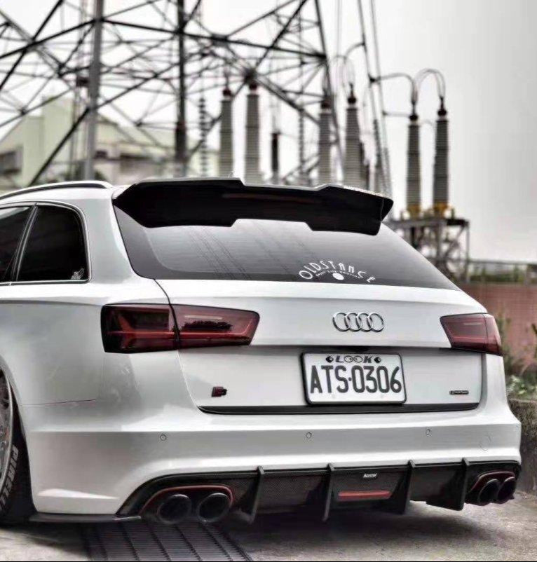 ดิฟฟิวเซอร์ Carbon Fiber Audi S6 / A6 Avant / A6 S-Line C7.5 ทรง Karbel S-Line Dry Carbon ปี 2016-2018
