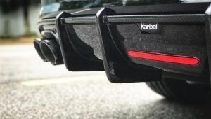 ดิฟฟิวเซอร์ Carbon Fiber Audi S6 / A6 Avant / A6 S-Line C7.5 ทรง Karbel S-Line Dry Carbon ปี 2016-2018