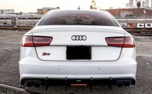 ดิฟฟิวเซอร์ Carbon Fiber Audi S6 / A6 Avant / A6 S-Line C7.5 ทรง Karbel S-Line Dry Carbon ปี 2016-2018