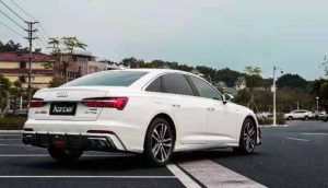 ดิฟฟิวเซอร์ Carbon Fiber Audi S6 A6 S-Line A6 Avant C8 ทรง Karbel S-Line ปี 2019-ON