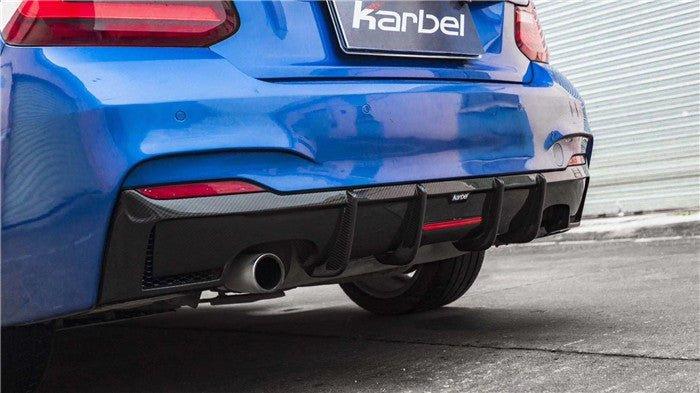 ดิฟฟิวเซอร์ Carbon Fiber BMW 2 Series M240i 230i F22/F23 ทรง Karbel ปี 2017-2021
