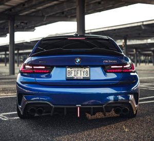 ดิฟฟิวเซอร์ Carbon Fiber BMW 3 Series G20 ทรง Karbel ปี 2019-2022