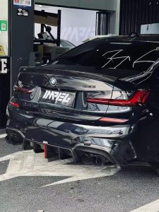ดิฟฟิวเซอร์ Carbon Fiber BMW 3 Series G20 ทรง Karbel ปี 2019-2022