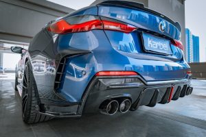 ดิฟฟิวเซอร์ Carbon Fiber BMW 4 Series 430i M440i G22 G23 ทรง Karbel
