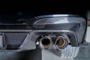 ดิฟฟิวเซอร์ Carbon Fiber BMW X3/X3M/X3MC F97 Pre-LCI ทรง Karbel Dry Carbon
