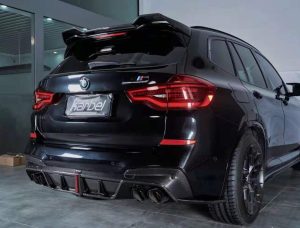 ดิฟฟิวเซอร์ Carbon Fiber BMW X3/X3M/X3MC F97 Pre-LCI ทรง Karbel Dry Carbon