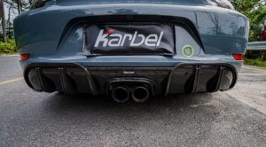 ดิฟฟิวเซอร์ Carbon Fiber Porsche 718 Cayman / Boxster / GTS ทรง Karbel ปี 2017-2025