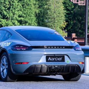 ดิฟฟิวเซอร์ Carbon Fiber Porsche 718 Cayman / Boxster / GTS ทรง Karbel ปี 2017-2025