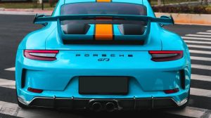 ดิฟฟิวเซอร์ Carbon Fiber Porsche 911 991.2 GT3 ทรง Karbel