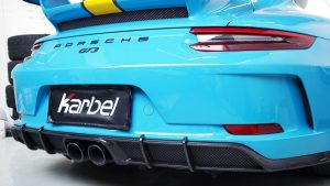 ดิฟฟิวเซอร์ Carbon Fiber Porsche 911 991.2 GT3 ทรง Karbel