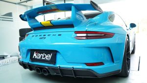 ดิฟฟิวเซอร์ Carbon Fiber Porsche 911 991.2 GT3 ทรง Karbel