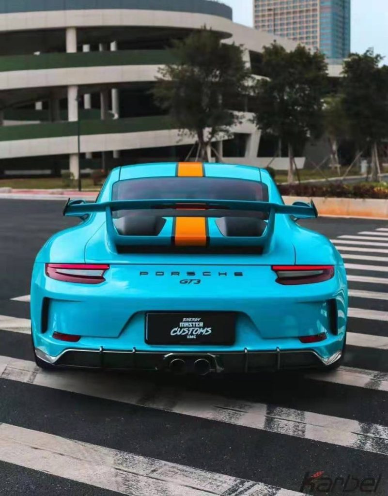 ดิฟฟิวเซอร์ Carbon Fiber Porsche 911 991.2 GT3 ทรง Karbel