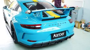 ดิฟฟิวเซอร์ Carbon Fiber Porsche 911 991.2 GT3 ทรง Karbel