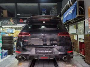 ดิฟฟิวเซอร์ Carbon Fiber Volkswagen Golf GTI MK7.5 ทรง Karbel
