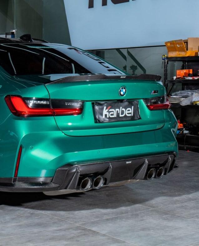 ดิฟฟิวเซอร์ Carbon Fiber BMW M3 G80 ทรง Karbel