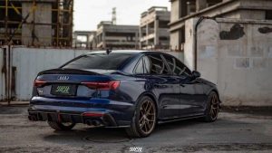 ดิฟฟิวเซอร์ Carbon Fiber Audi S4 B9.5 ทรง Karbel V1 ปี 2020-ON