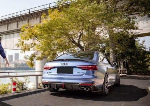 ดิฟฟิวเซอร์ Carbon Fiber Audi S4 B9.5 ทรง Karbel V1 ปี 2020-ON
