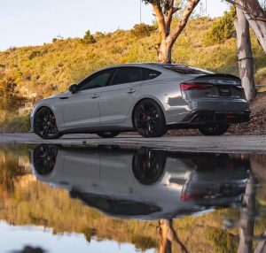 ดิฟฟิวเซอร์ Carbon Fiber Audi S5 A5 B9.5 ทรง Karbel พร้อมไฟเบรก ปี 2020-2025