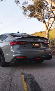 ดิฟฟิวเซอร์ Carbon Fiber Audi S5 A5 B9.5 ทรง Karbel พร้อมไฟเบรก ปี 2020-2025