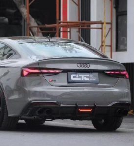 ดิฟฟิวเซอร์ Carbon Fiber Audi S5 A5 B9.5 ทรง Karbel พร้อมไฟเบรก ปี 2020-2025